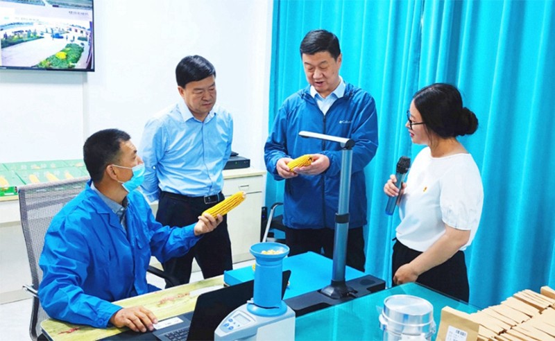 甘肅省地方金融監(jiān)管局、甘肅證監(jiān)局領(lǐng)導(dǎo)蒞臨敦煌種業(yè)調(diào)研指導(dǎo)